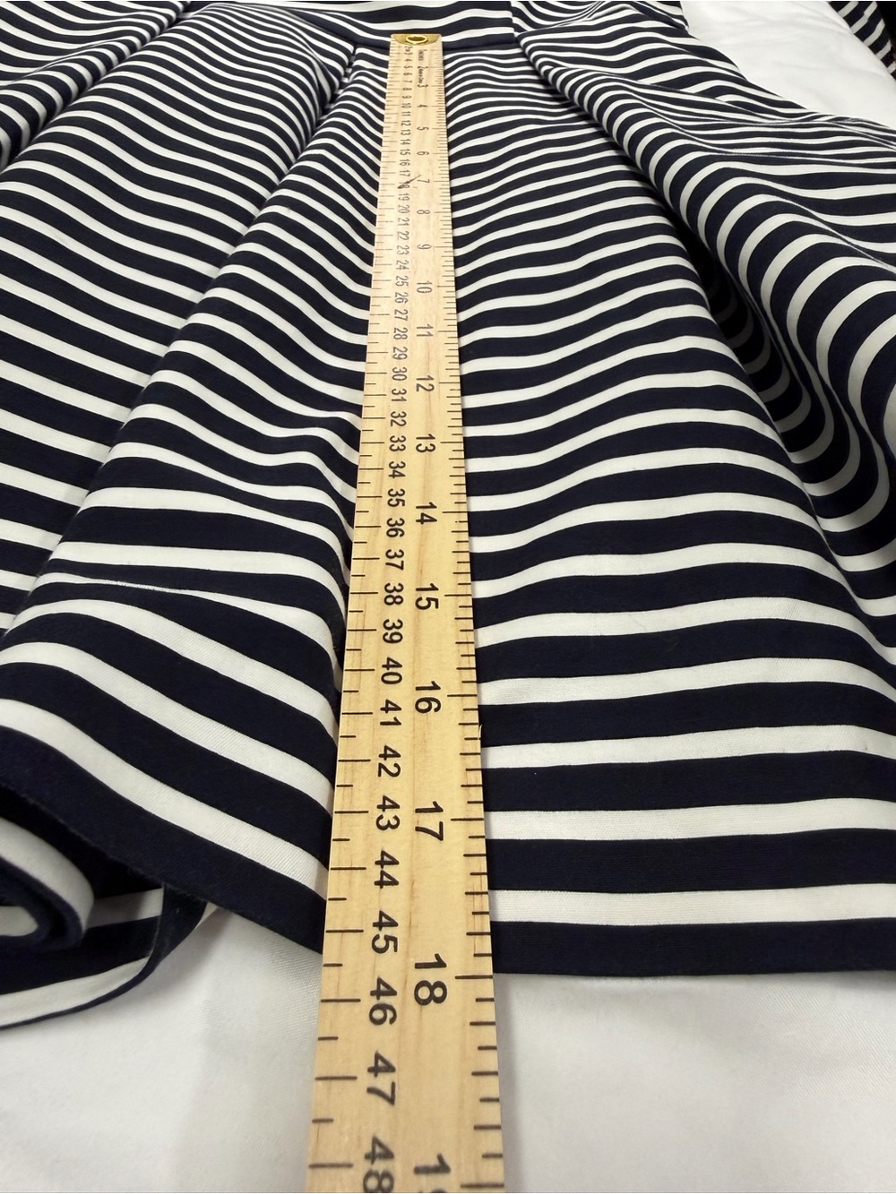 GAP Navy and White Striped Fit & Flare Dress Size 2 - Picture 9 of 9